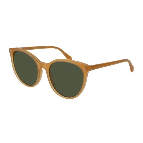 New Stella McCartney SC0086S Cat Eye Amber Sunglasses NEW - Picture 1 of 6